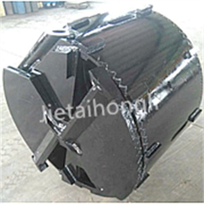kwaliteit  Double Bottom Sand Soil Drilling Bucket Core Barrel With Auger Teeth Rotary Fabriek