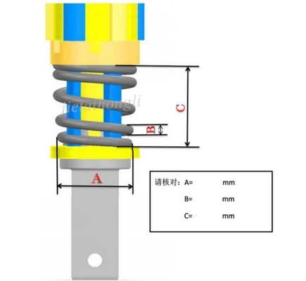 Soilmec Sr516 Boorinstallatie Kelly Bar Tool Dempingsveer voor Kelly Bar