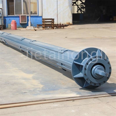 Boorkelly rod kelly-bar Bauer BK300/419/3/36m met de Schijflente voor zich het Opstapelen