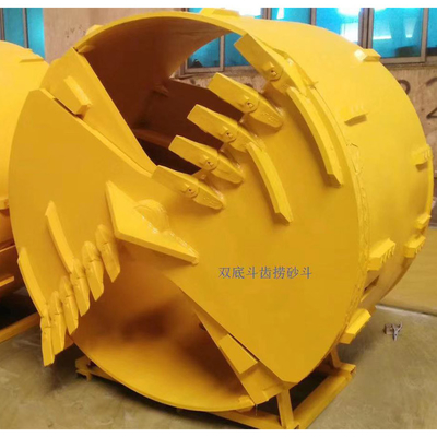 Q355C grondemmer Od800mm/1000mm /1200mm/1500mm Clay Flat Teeth Bucket