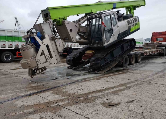 Bouwmachine die Gebruikt Roterend Boorrig steel opstapelen